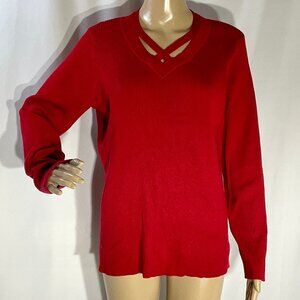 Red Kim Rogers XL Sweater